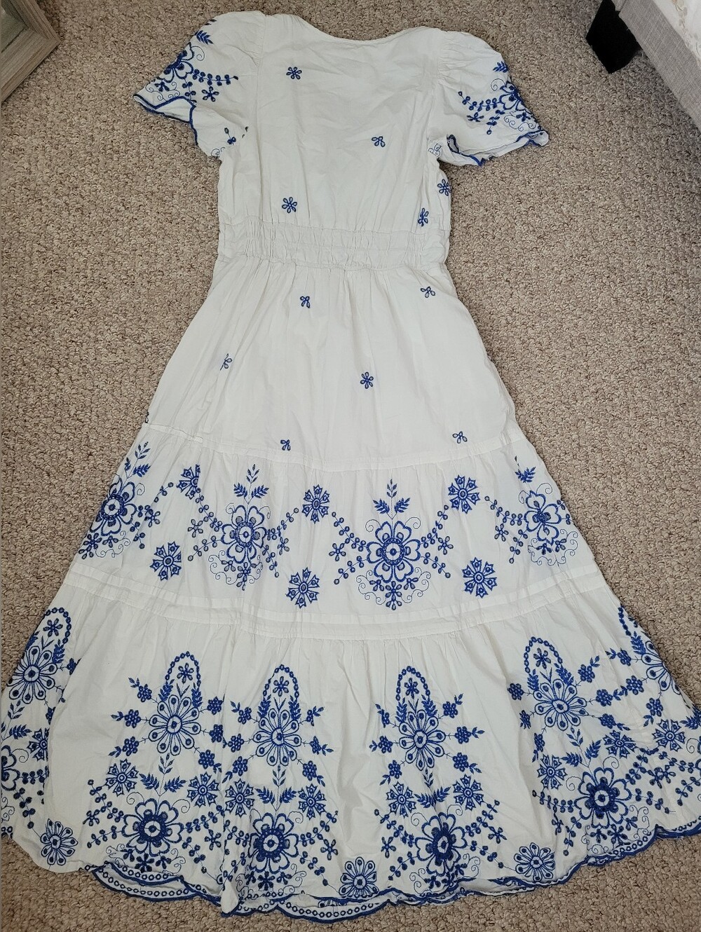 Anthropologie Embroidered Midi Dress - Picture 3 of 5